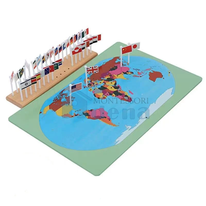 Adena Montessori Educational Materials Flags of The World