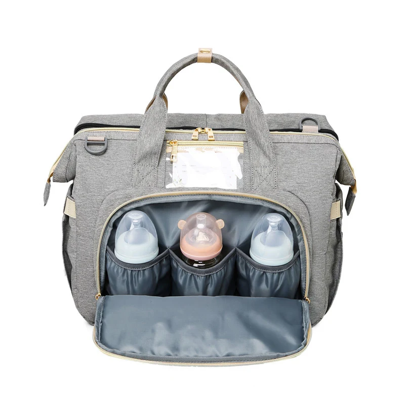 Sac à Langer 3-en-1 avec Lit Bébé – Sac Multifonction pour Voyage