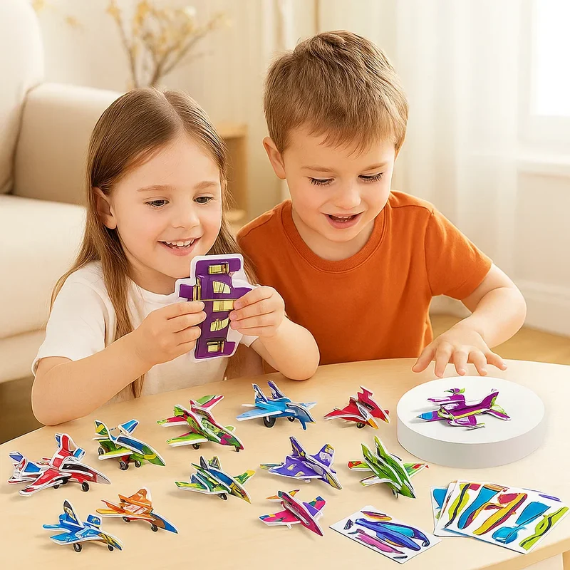 Set de Puzzles Cartoon 3D pour Enfants – Jeu Éducatif et de Motricité