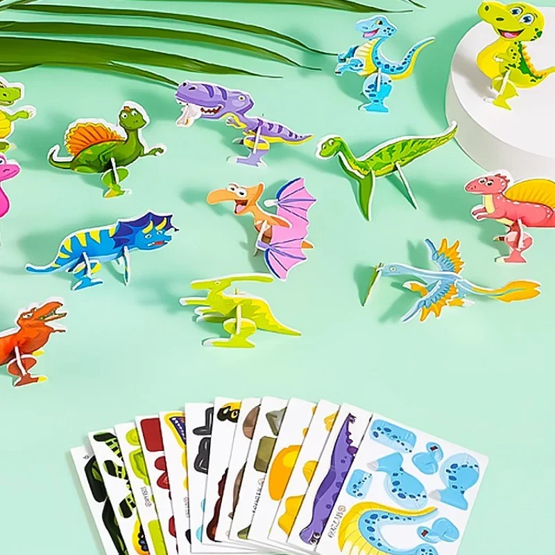 Set de Puzzles Cartoon 3D pour Enfants – Jeu Éducatif et de Motricité