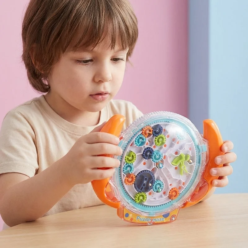 Labyrinthe à Bille 3D Montessori — Jeu d'Adresse & de Réflexion pour Enfants | Dès 3 ans