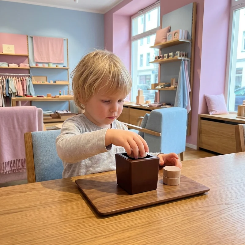Puzzle de Logique 3D en Bois – Jeu Éducatif de Formes pour Enfants