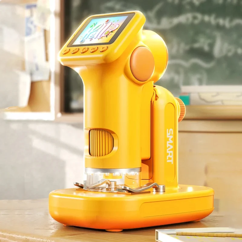 Mini-microscope numérique portable et démontable pour enfants