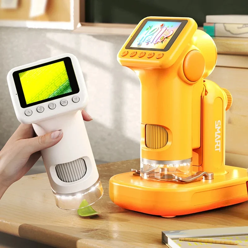 Mini-microscope numérique portable et démontable pour enfants