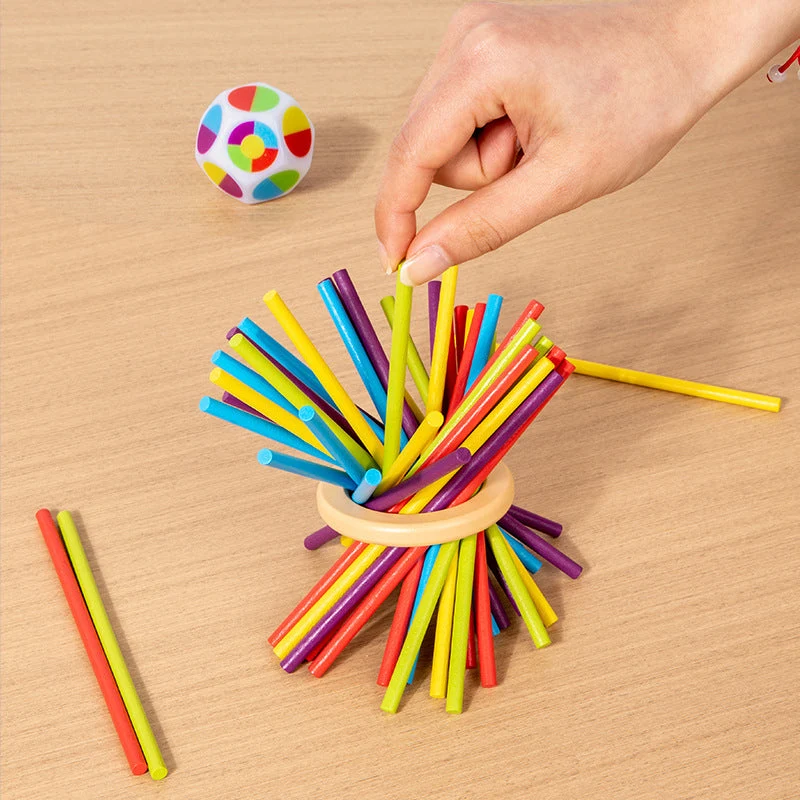 Jeu Montessori 3-en-1 en Bois — Dextérité, Logique & Motricité Fine (3 ans+)