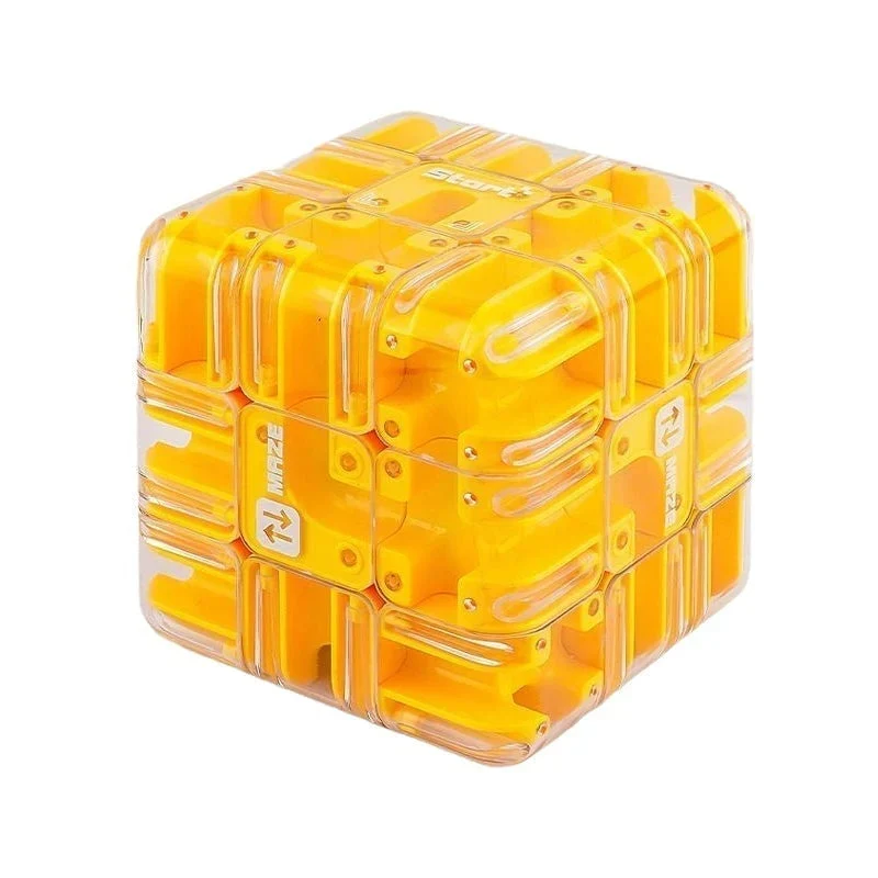 Cube puzzle labyrinthe à billes 3D – Jouet casse-tête et cadeau de Noël pour enfants