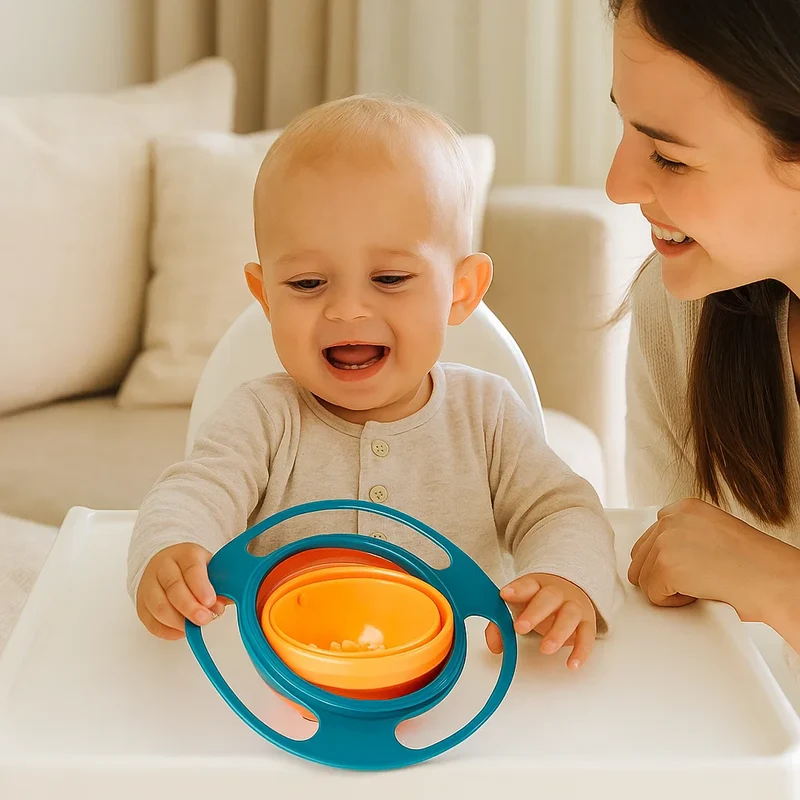 Bol Bébé Anti-Renversement pour Repas Sans Dégâts