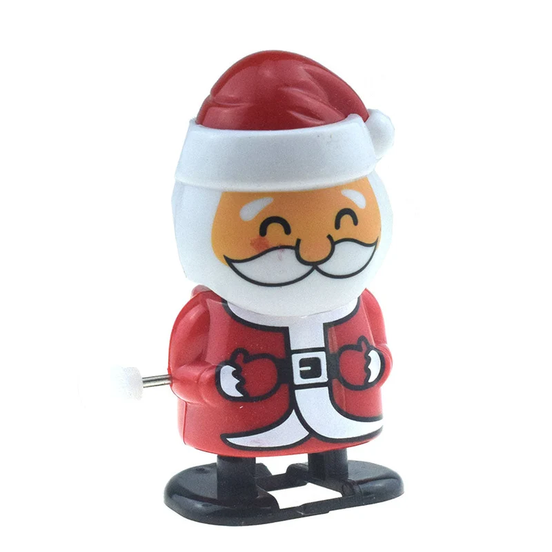 Figurine de Noël à Remonter – Père Noël, Bonhomme de Neige & Renne qui Dansent