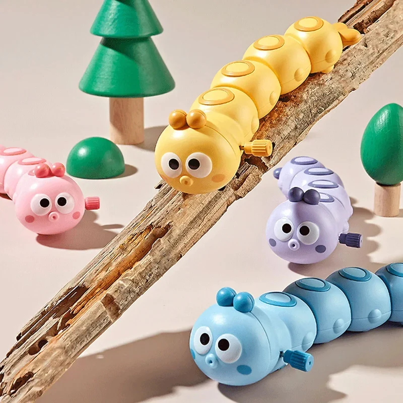 Chenille à Remonter pour Bébé – Éveil, Motricité & Couleurs dès 6 Mois