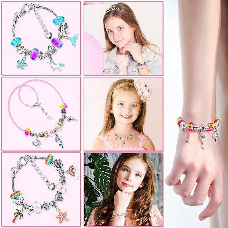 Kit Créatif de Bracelets pour Enfants – Set DIY Perles, Bijoux & Loisirs Créatifs