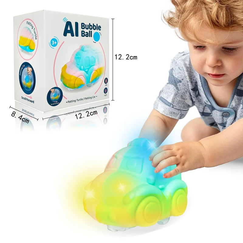 Ballon Sensoriel Interactif pour Enfants – Lumieres, Mouvements Surprises et Éveil Moteur