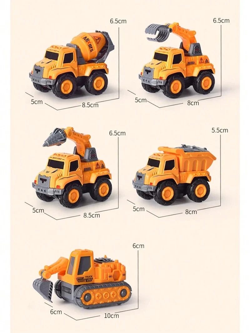 Coffret Voitures Transformables 5-en-1 – Robots, Dinosaures & Pompiers | Dès 3 ans