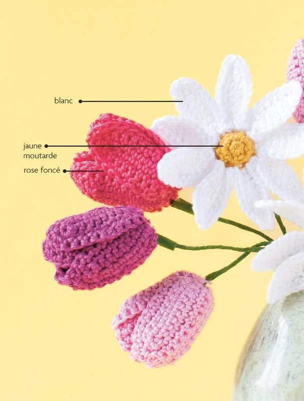 Ma Box Crochet DIY Jardin Poétique – Kit fleurs en crochet facile débutant