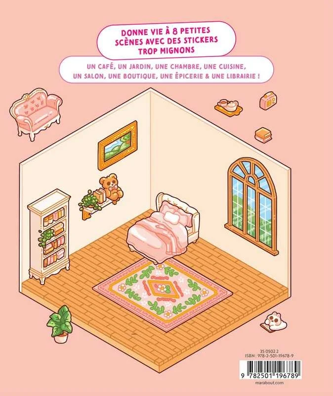 Ma Déco Cosy – Stickers Thérapie | +500 stickers repositionnables & 8 univers cosy