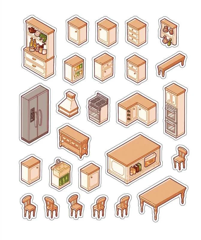 Cozy Stickers – Mon Petit Coffee Shop | 700 stickers repositionnables & 6 scènes café