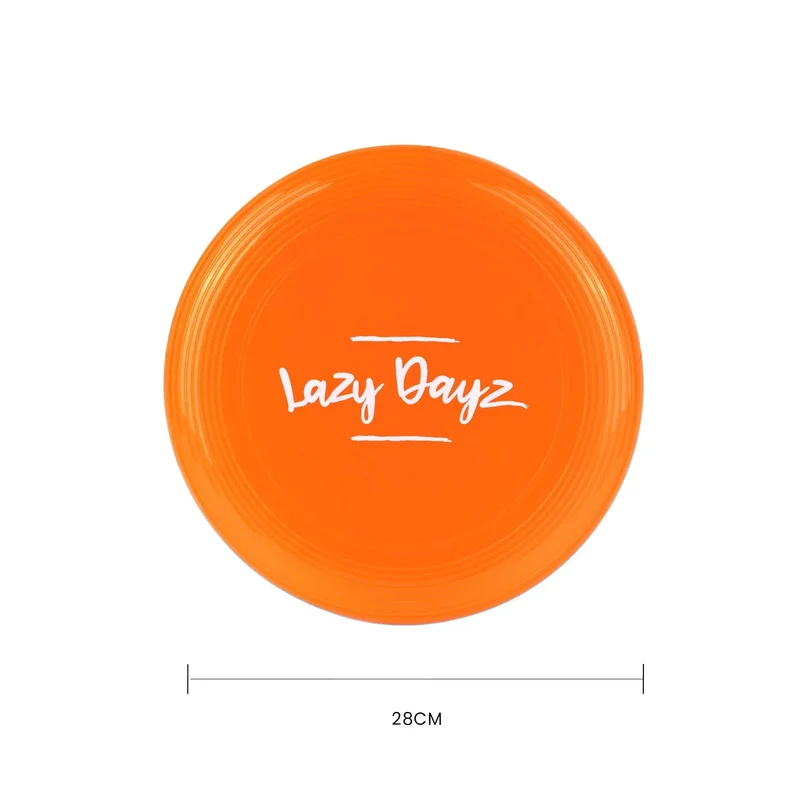 Orange 28cm Lazy Dayz Jumbo Neon Beach Frisbee