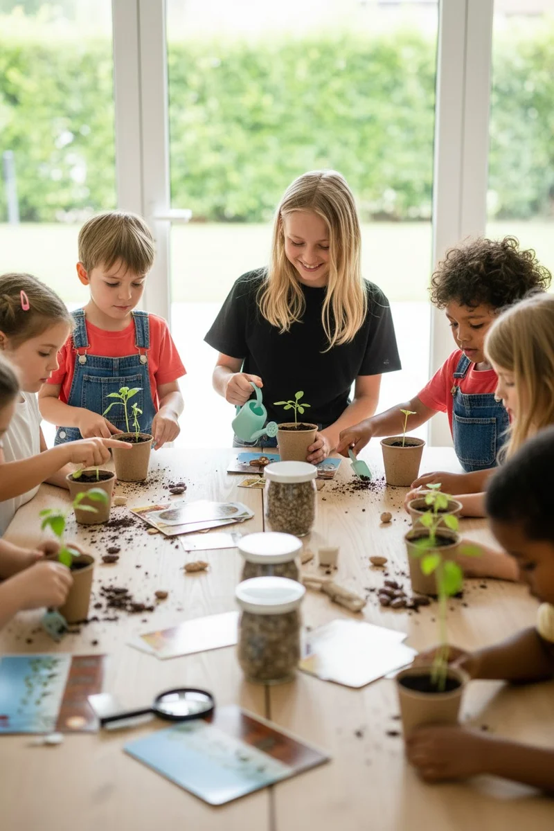 Kit Germination du Haricot – Activité Anniversaire Nature pour 8 Enfants | Made in France