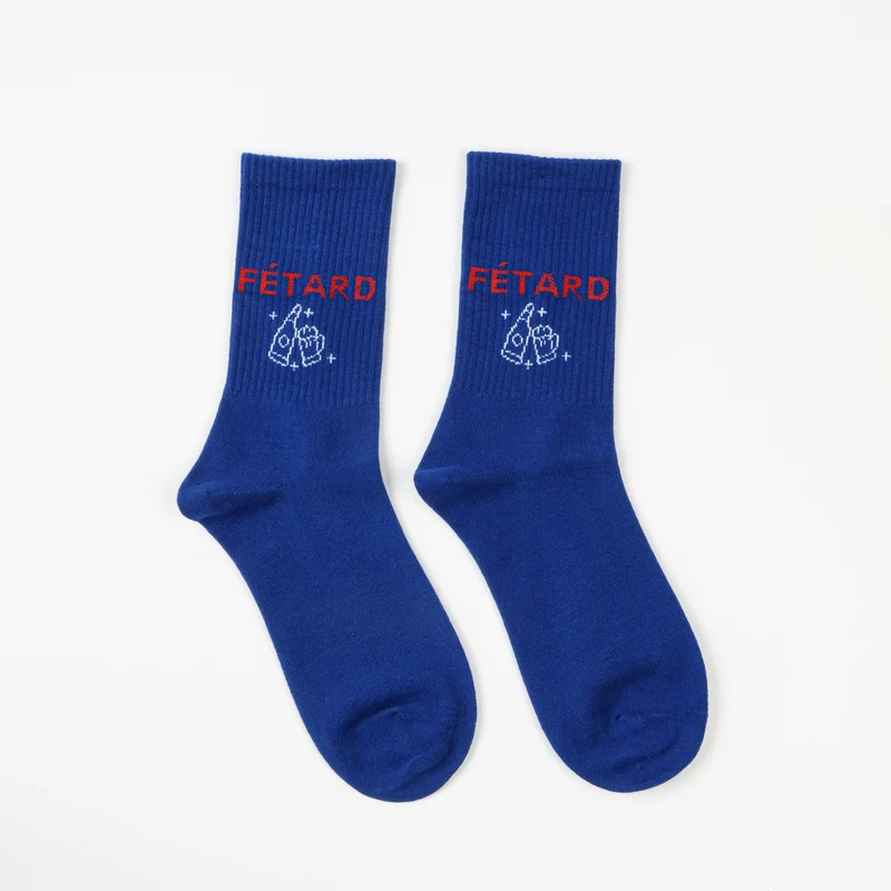 Chaussettes à message FÊTARD – Humour & Confort (39/45)