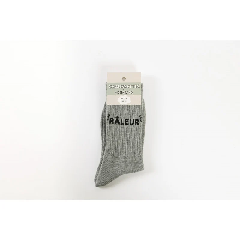 Chaussettes à message RÂLEUR – Idée cadeau drôle | 39/45