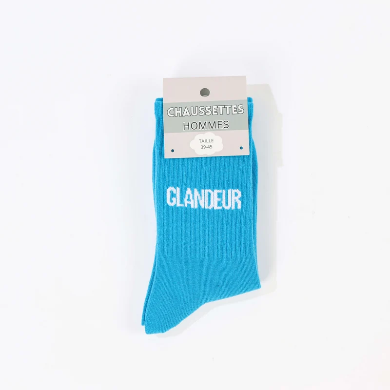 Chaussettes Homme GLANDEUR – Cadeau Humour 39-45