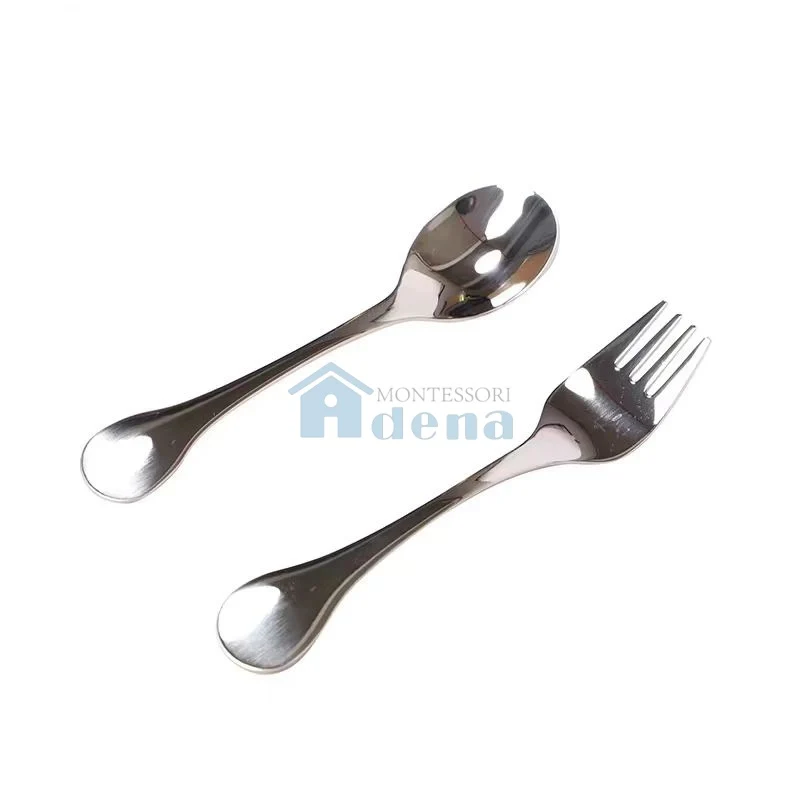 Adena Montessori Practical Life Materials Spoon and Fork