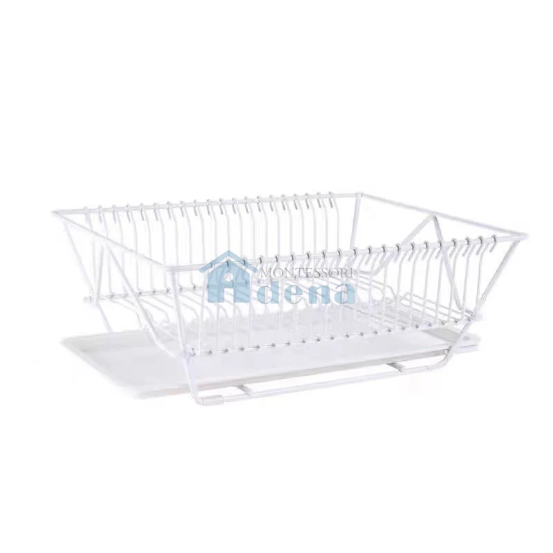 Adena Montessori Practical Life Materials Dish Rack and Drip Tray