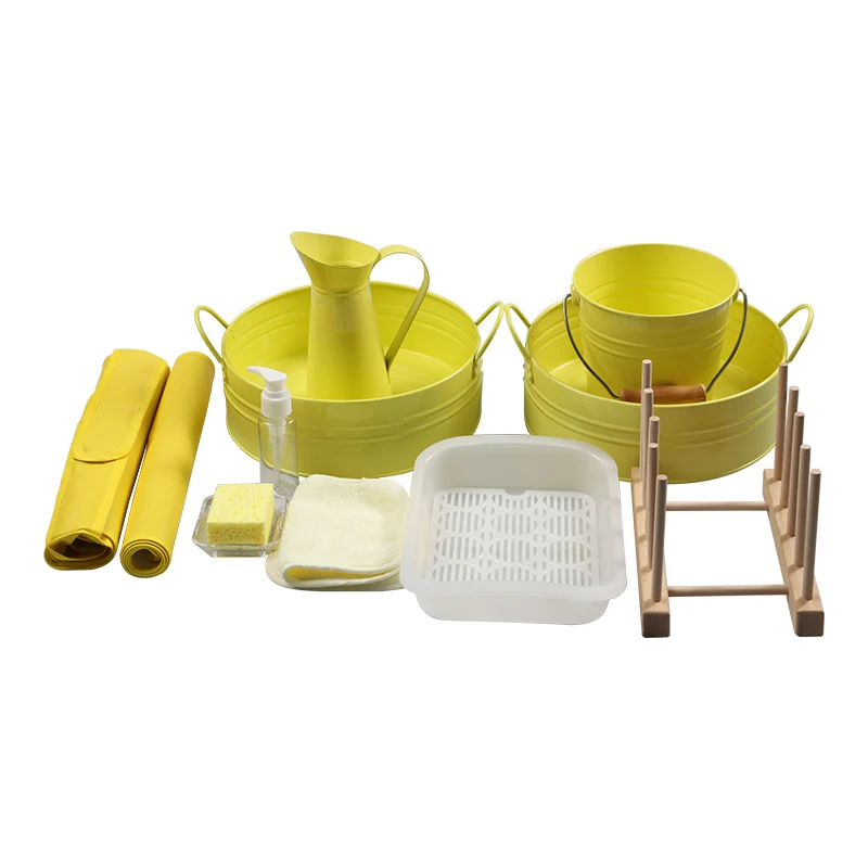 Adena Montessori Practical Life Activity Metal Kettle -Yellow