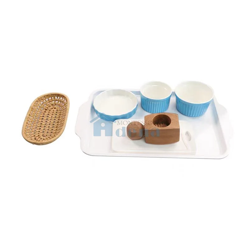 Adena Montessori Practical Life Materials Peeling Walnuts Activity With Tray
