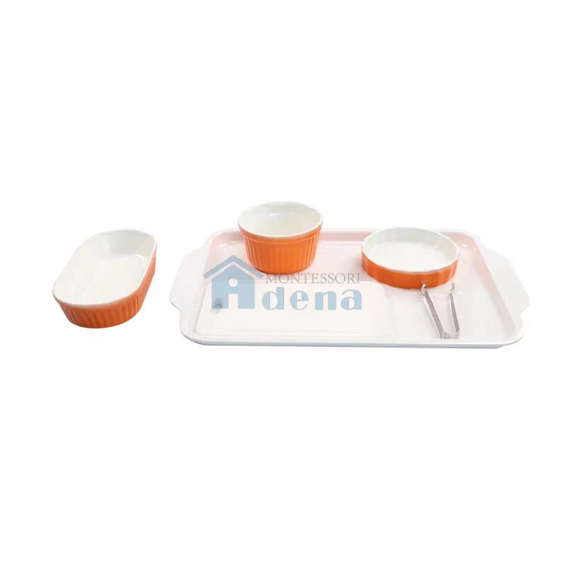 Adena Montessori Practical Life Materials Peeling Mandarin Oranges Activity With Tray
