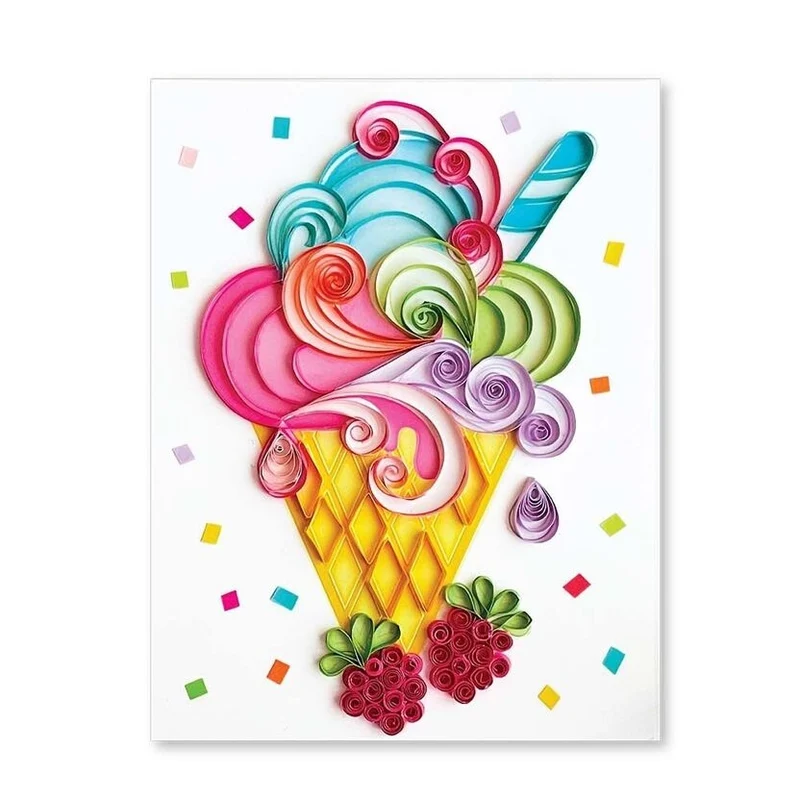 Coffret Quilling Sweet Treats BOX CANDIY® – Kit Créatif Papier Gourmand Enfant dès 6 ans