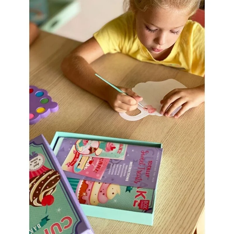 Coffret Aquarelle Sweet Treats BOX CANDIY® – Kit Créatif Gourmand Enfant dès 6 ans