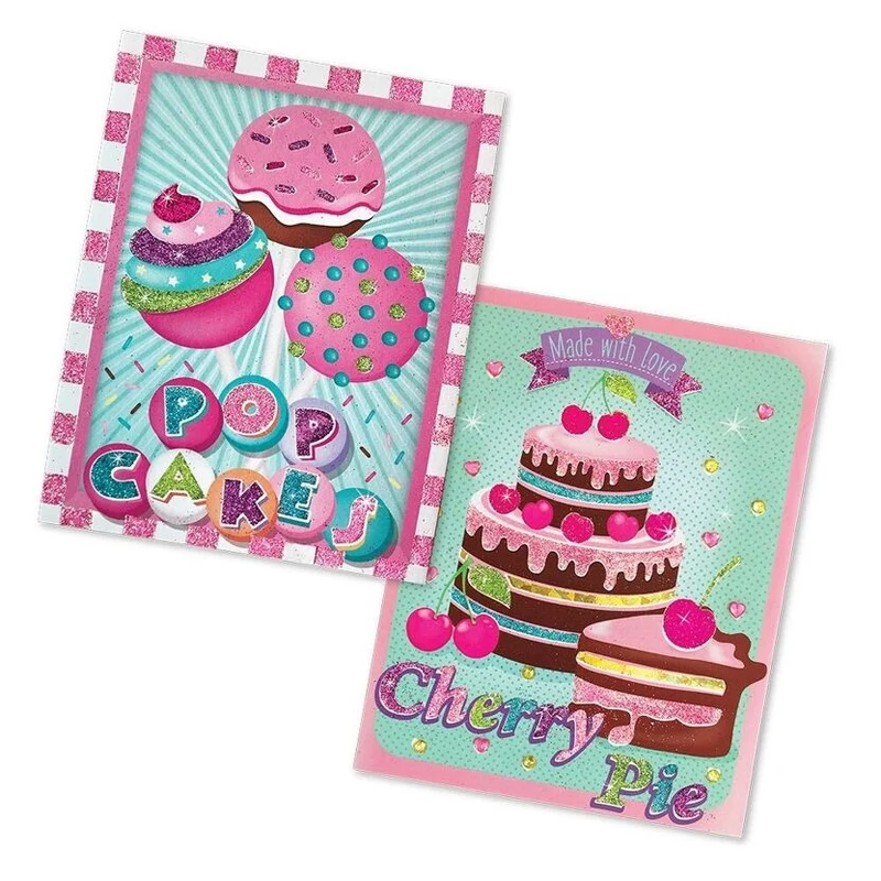 Coffret Paillettes & Feuilles Sweet Treats BOX CANDIY® – Kit Créatif Gourmand Enfant dès 6 ans