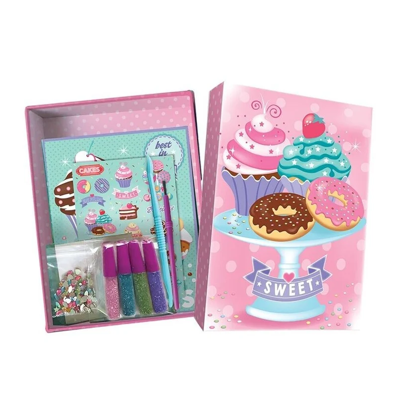 Coffret Paillettes & Feuilles Sweet Treats BOX CANDIY® – Kit Créatif Gourmand Enfant dès 6 ans