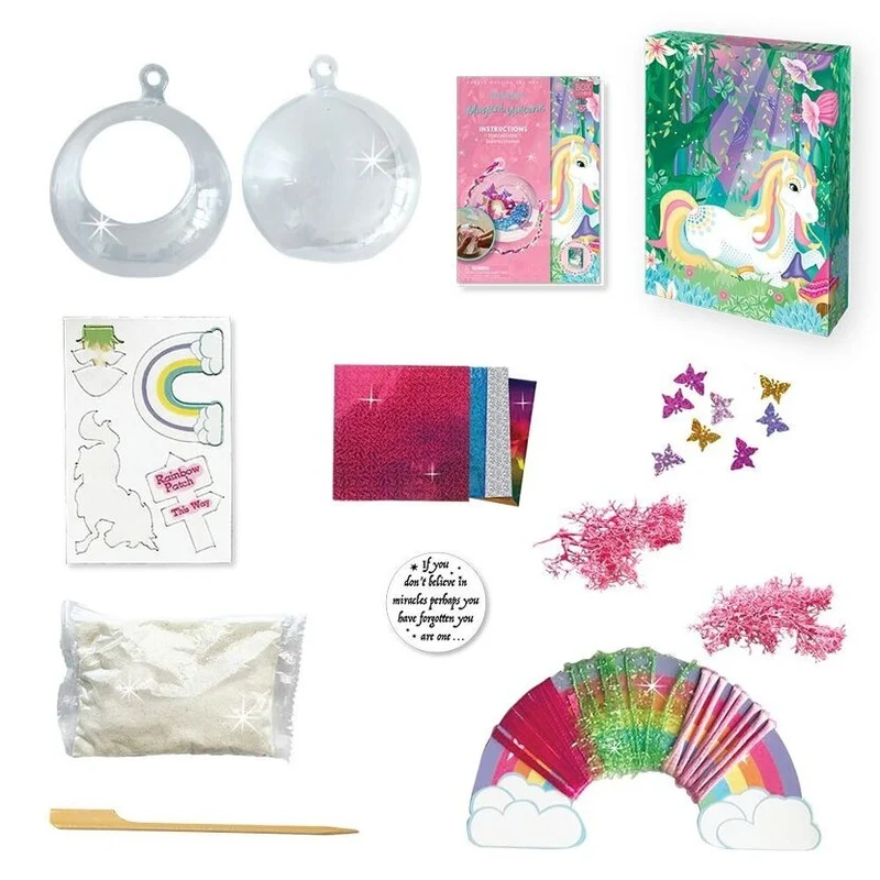 Kit terrarium licorne enfant BOX CANDIY® – Loisirs créatifs forêt magique