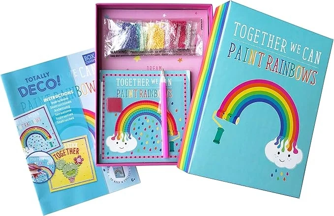 Kit Diamond Painting Enfant BOX CANDIY Totally Deco – Coffret Créatif DIY Paillettes & Diamants
