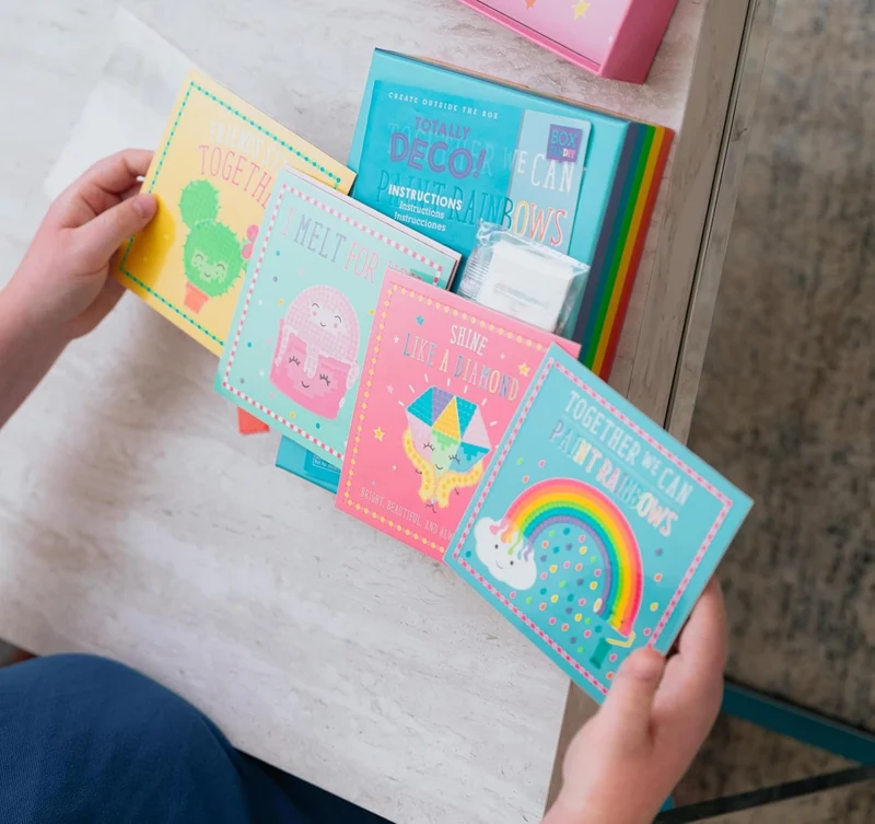 Kit Diamond Painting Enfant BOX CANDIY Totally Deco – Coffret Créatif DIY Paillettes & Diamants