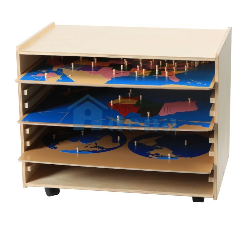 8 Puzzles Maps with Cabinet