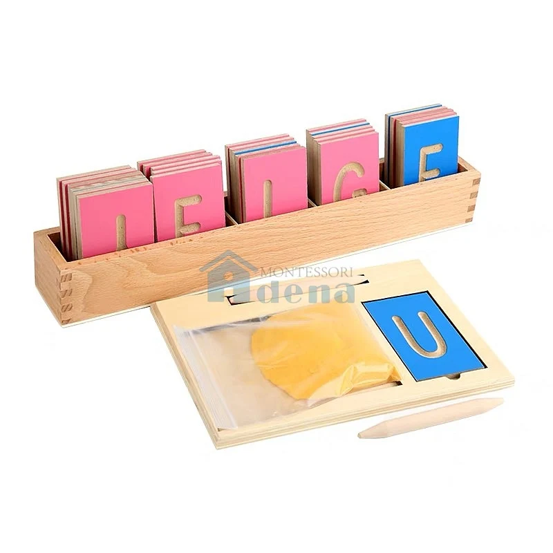 Mini Grooved Letter Tiles: