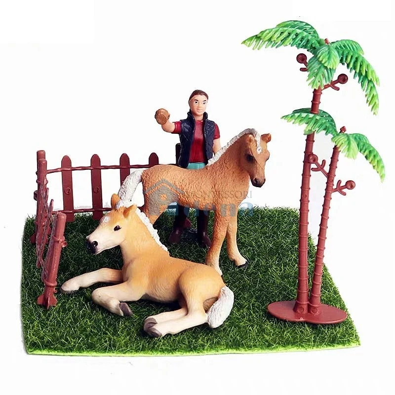 Adena Montessori Materials Breeder + Horse Set Classroom activity set
