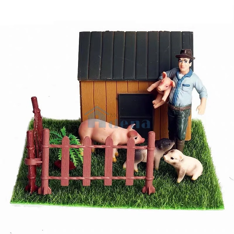 Adena Montessori Farmer + Piggy Set Educational Materials