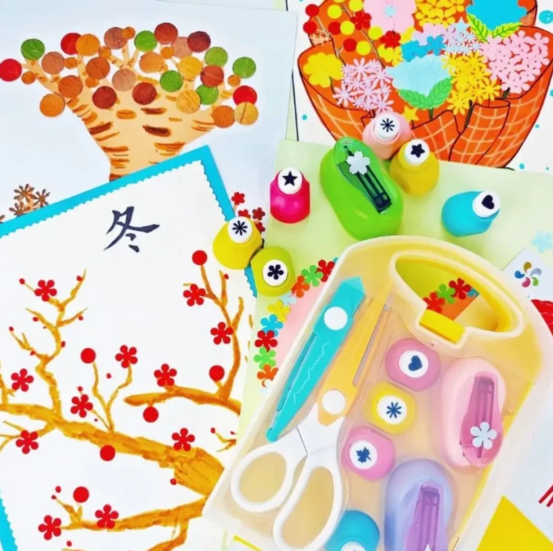 Kit de bricolage pour enfants – Perforatrice et ensemble d'art créatif pour enfants