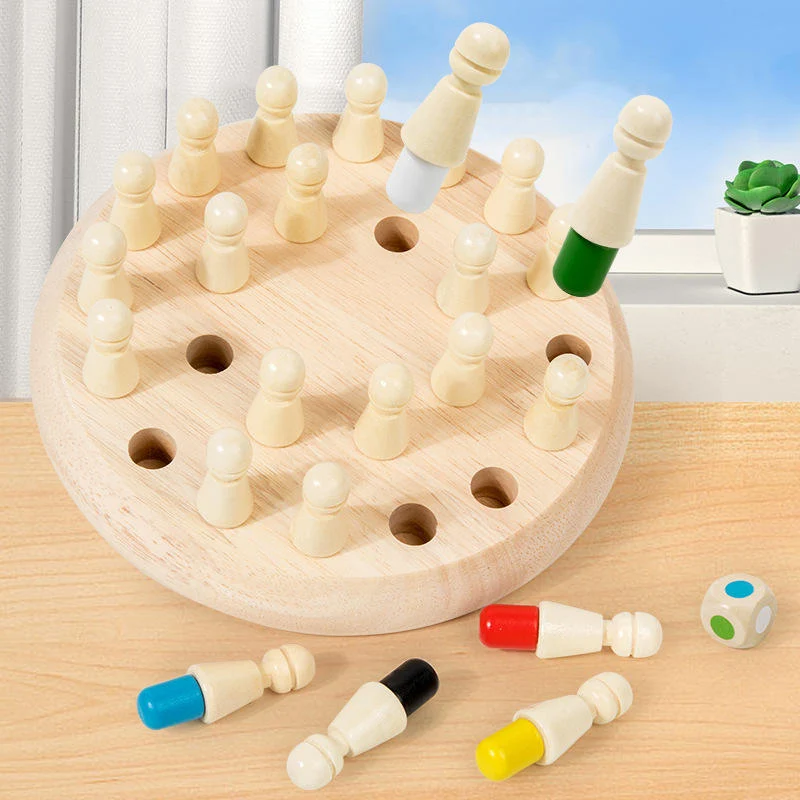Échiquier Montessori – Jeu de stratégie éducatif pour enfants