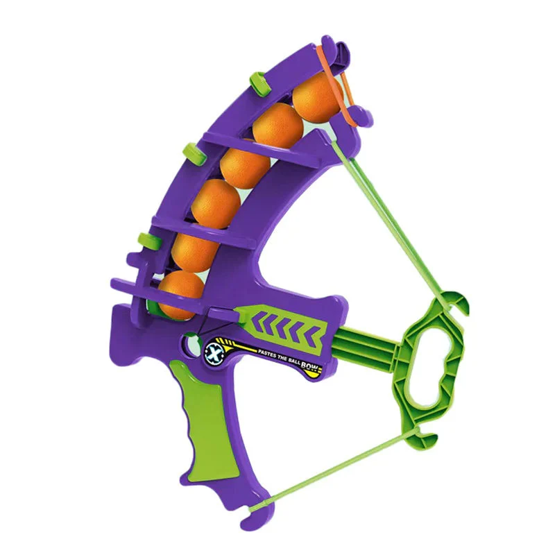 Ensemble de jouets de tir à l'arc pour enfants – Jeu de tir à l'arc et à la flèche avec balles en mousse et boîtes de conserve