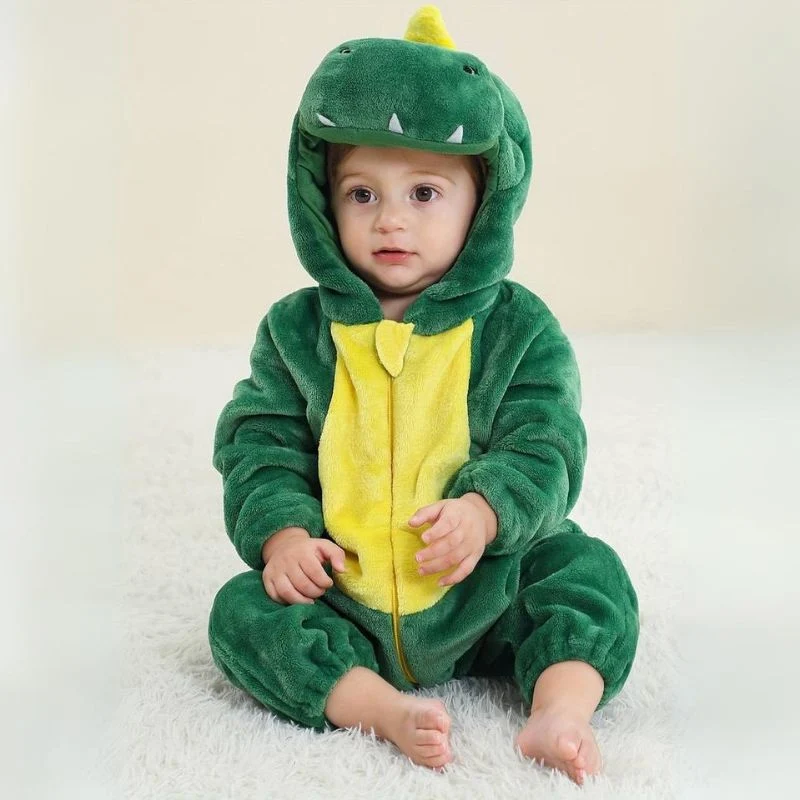 Pyjama à capuche pour animaux – Combinaison en peluche douce pour enfants et adultes