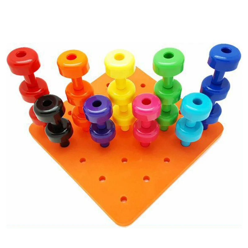 Jeu de planches en bois Montessori pour tout-petits – Jouet d'apprentissage de la motricité fine