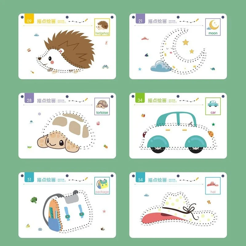 Ensemble de Livres de Traçage Magiques pour Enfants – Cahiers Réutilisables d’Écriture, Lettres et Chiffres Montessori