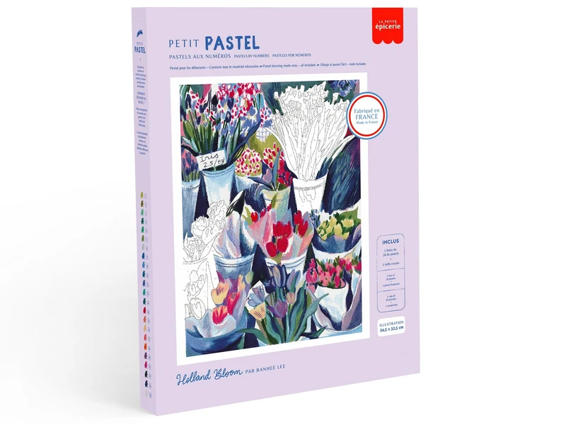 Coffret Petit Pastel Holland Bloom – Pastel gras par numéro floral