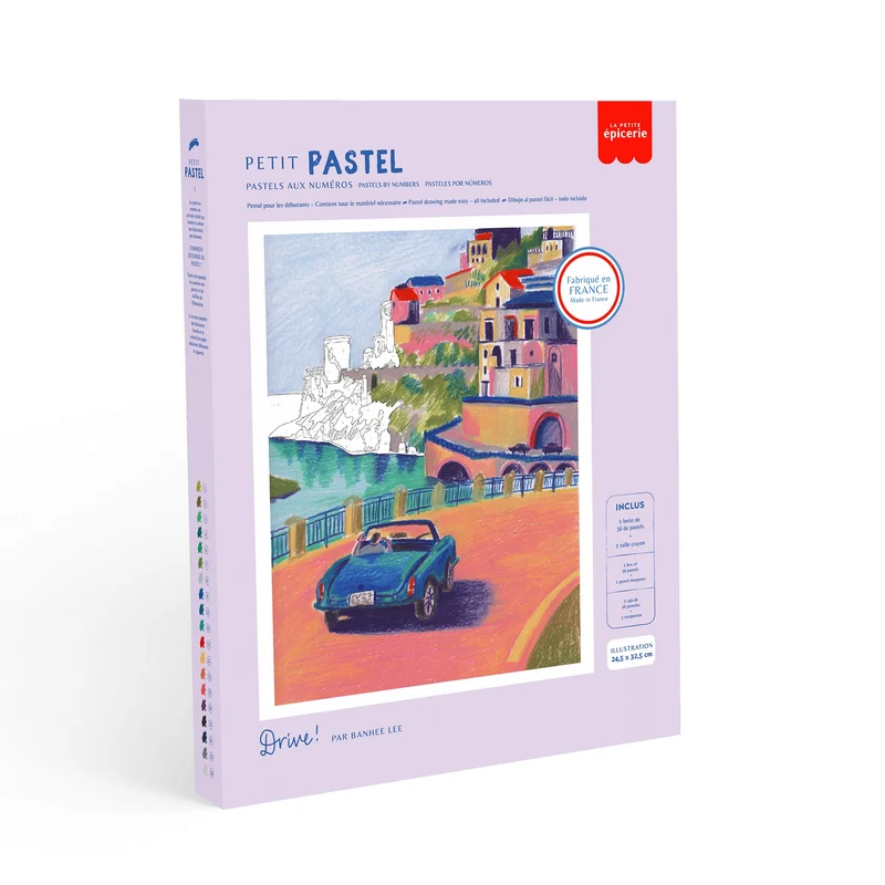 Petit Pastel Drive – Coffret pastel gras par numéro créatif