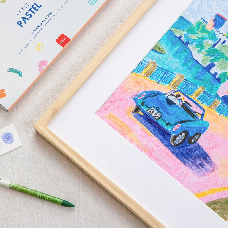 Petit Pastel Drive – Coffret pastel gras par numéro créatif