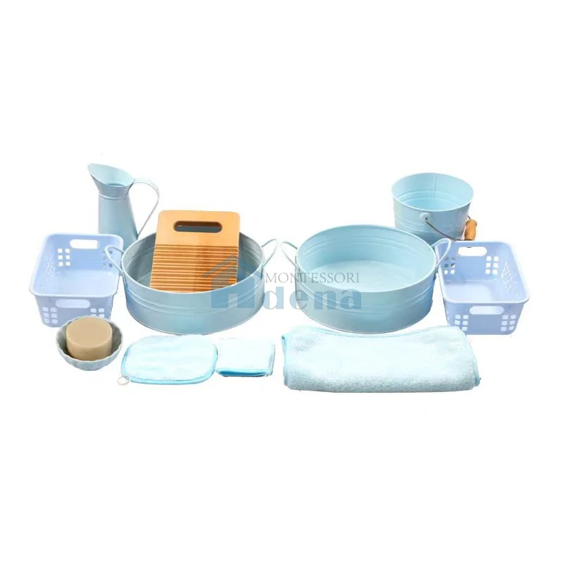 Adena Montessori Practical Life Materials Washing & Hanging Up Cloths activity